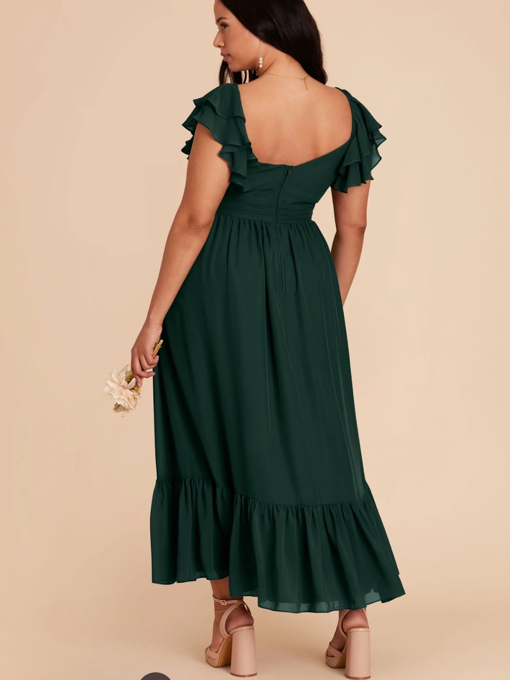 Birdy Grey Michelle Dress Chiffon Esmerald - Picture 2 of 16